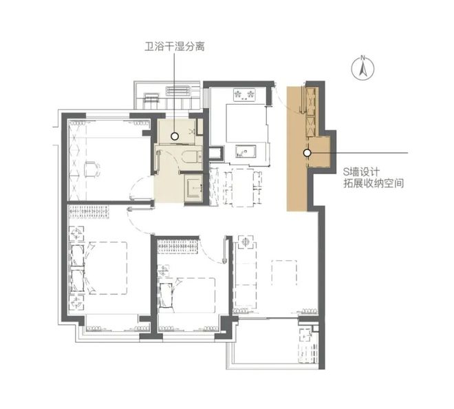 宝山招商时代乐章地铁口距离@区域板块凯发K8旗舰厅招商时代乐章(售楼处)(图2)