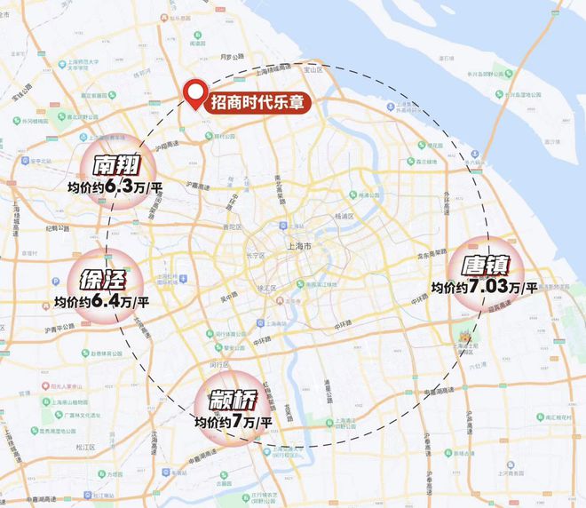 宝山招商时代乐章地铁口距离@区域板块凯发K8旗舰厅招商时代乐章(售楼处)(图13)